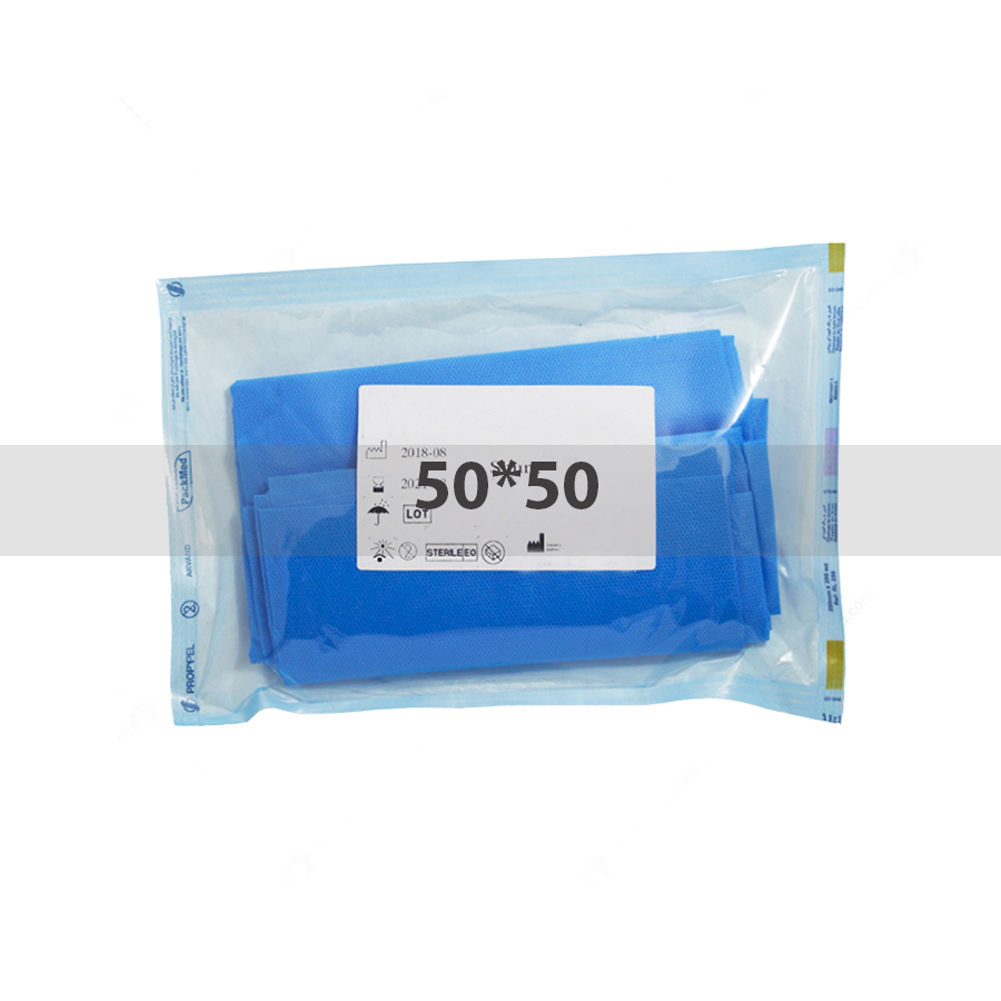 شان یکبار مصرف استریل پرفوره 50*50 بسته های 100 عددی