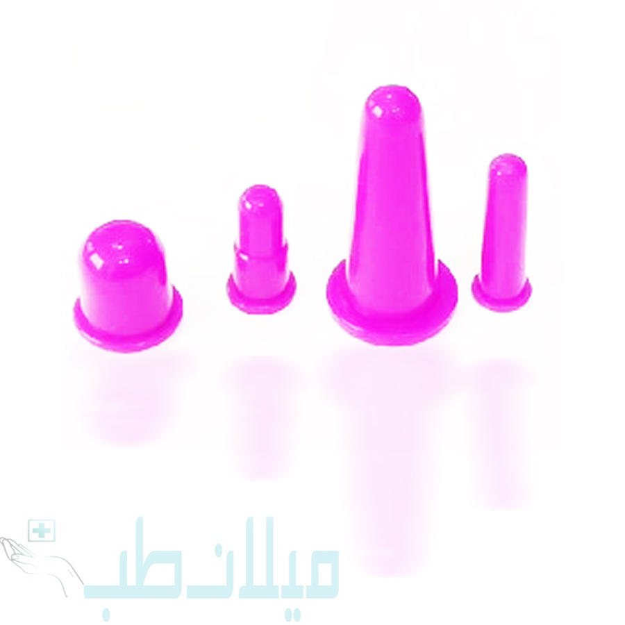 بادکش سیلیکونی صورت و بدن (۴ عددی)