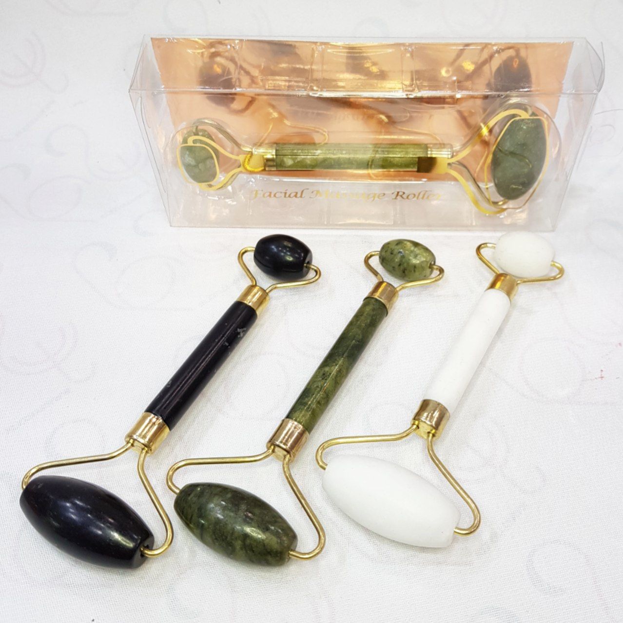 ماساژور صورت جیدرولر jade Roller ا Jade Roller facial massager